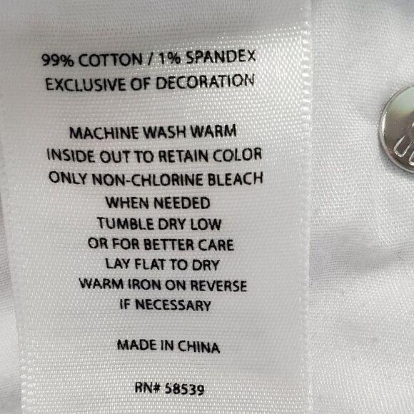 Kut from the Cloth White Cuffed White Catherine Boyfriend Jeans - Picture 6 of 9